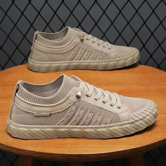 Damen Sportliche Sneaker mit atmungsaktivem Obermaterial und rutschfester Sohle EB
