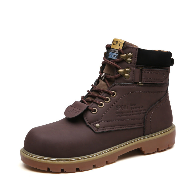 Damen robuste Schnürstiefel mit wasserdichtem Obermaterial EB