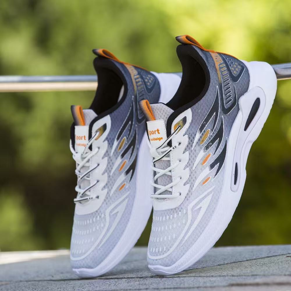 Damen Atmungsaktive Sport Sneakers mit dämpfender Sohle EB