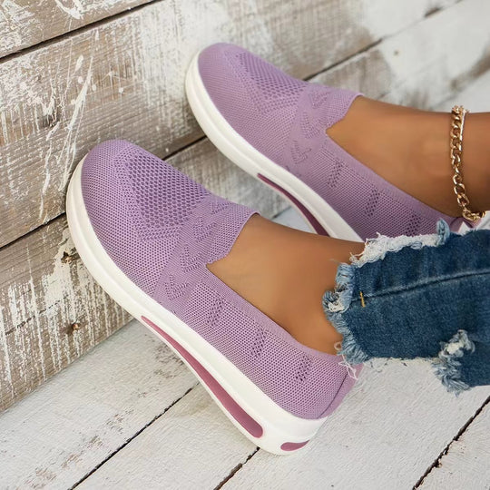 Damen Leichte und atmungsaktive Slip-On Freizeitschuhe EB