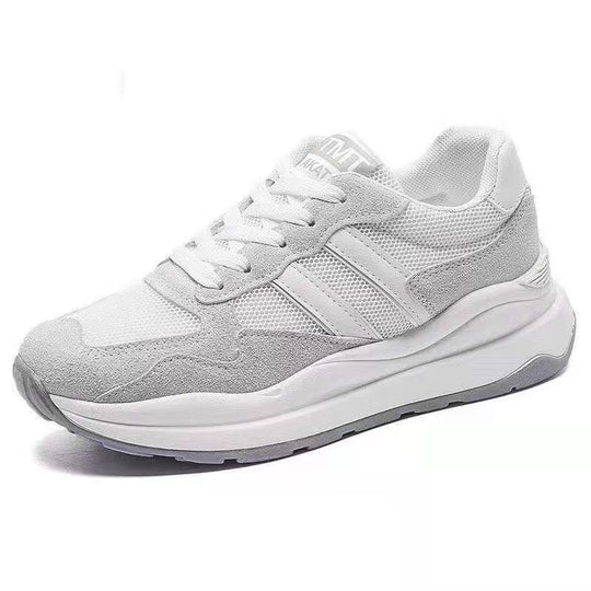 Damen Modische Sneaker mit atmungsaktivem Obermaterial und stoßdämpfender Sohle EB