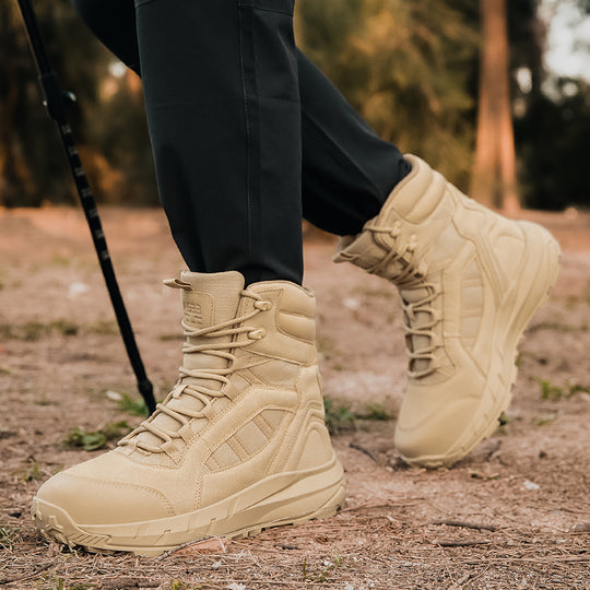 Herren Hohe Outdoor-Wanderschuhe mit rutschfester Sohle und atmungsaktivem Obermaterial EB