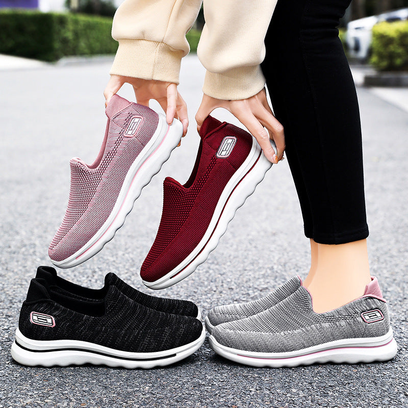 Unisex nan ultraleichter Strick-Slipper mit adaptiver Memory-Innensohle und flexibler Wellenlaufsohle EB