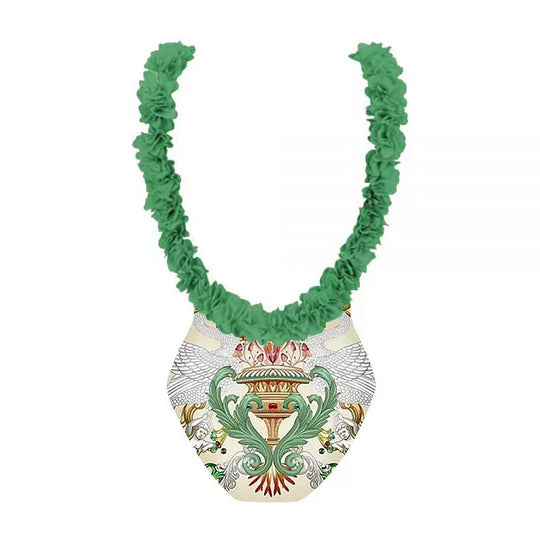 Damen Badeanzug-Set mit floraler Rüschendekoration und elegantem Maxirock EB