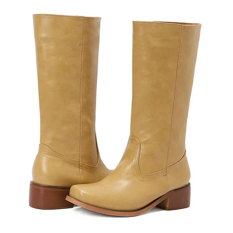 EB | Damen Plateau Stiefel Bequeme