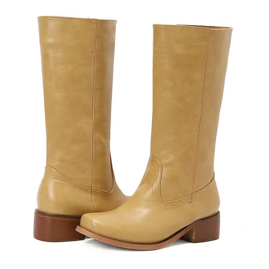 EB | Damen Plateau Stiefel Bequeme