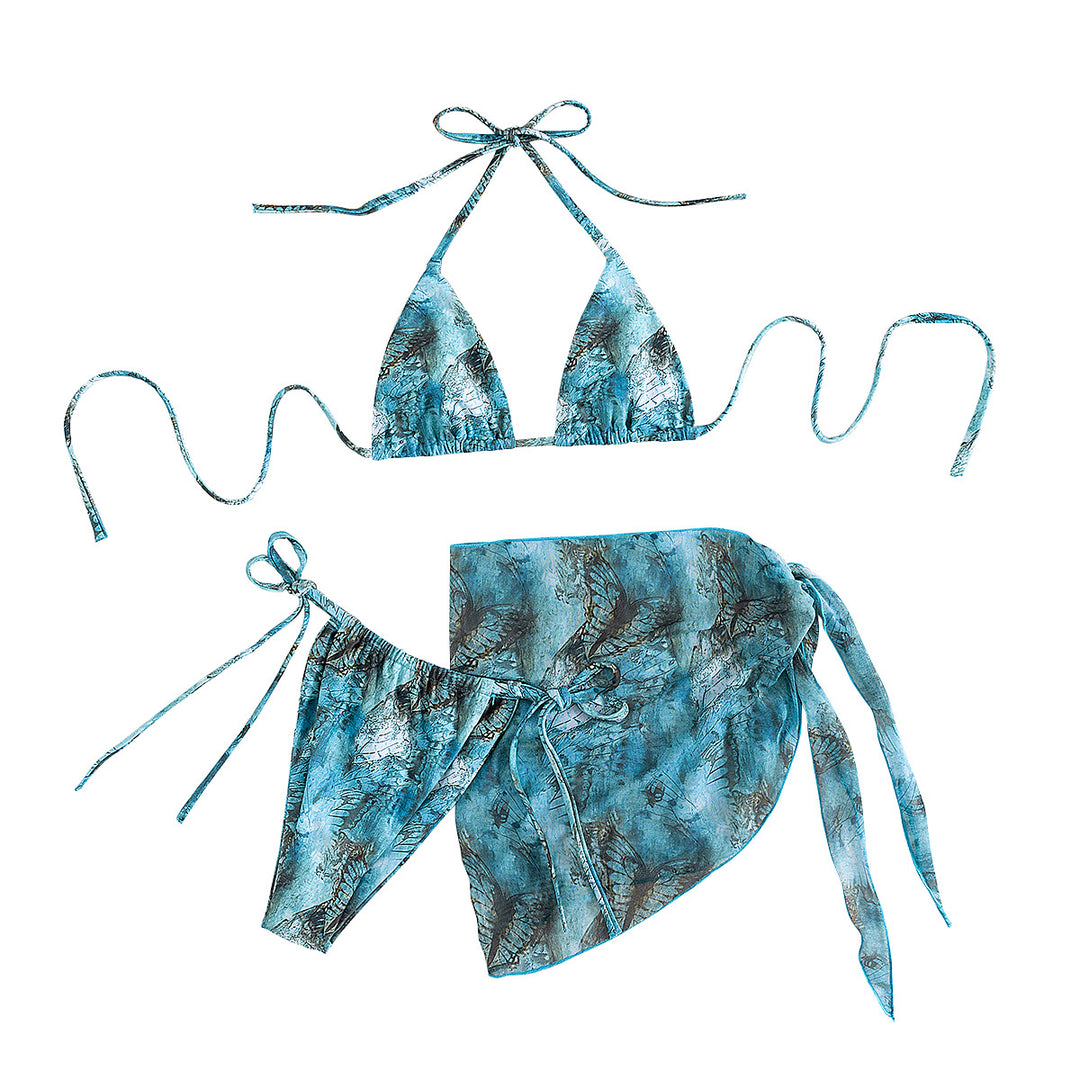 Damen Triangel-Bikini mit pareo EB