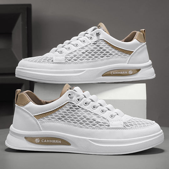Unisex atmungsaktive Mesh-Plateau-Sneaker mit leichter Dämpfung und gepolstertem Komfortfußbett EB
