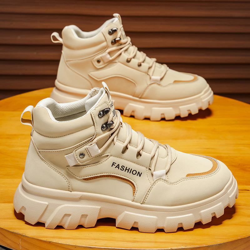 Damen Trendige High-Top Sneakers mit robustem Sohlenprofil und modernem Design EB