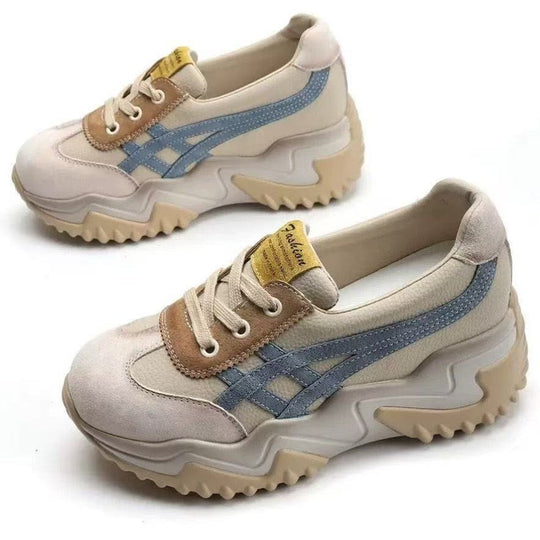 Damen Chunky Sneakers mit ergonomischem Sohlenprofil und atmungsaktivem Obermaterial EB