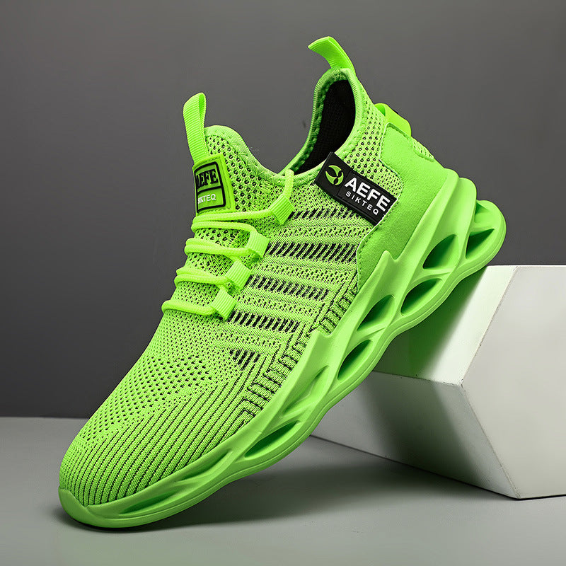 Damen Atmungsaktive und rutschfeste Lauf Sneakers mit stoßdämpfender Sohle EB