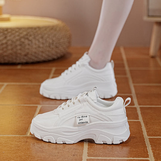 Damen Chunky Sneakers mit rutschfester Profilsohle und atmungsaktivem Obermaterial EB