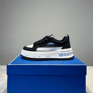 Damen Sportliche Plattform Sneakers mit rutschfester Sohle und atmungsaktivem Mesh-Obermaterial EB