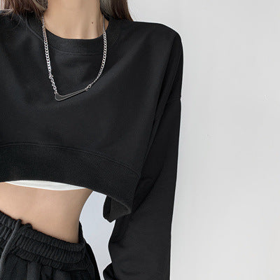 Damen Cropped Sweatshirt EB