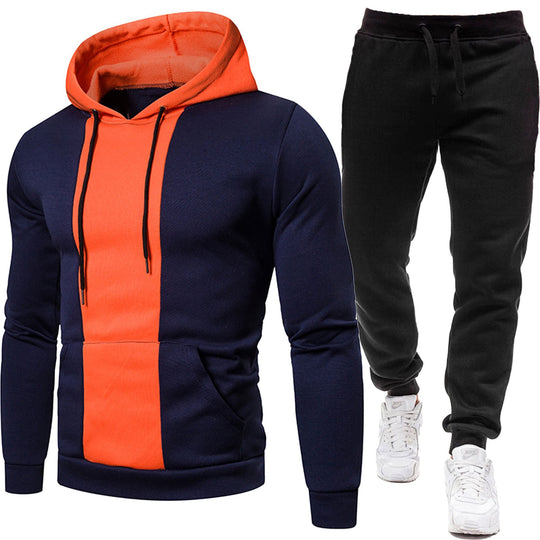 Herren Sportliche Kapuzenjacke und Jogginghose EB