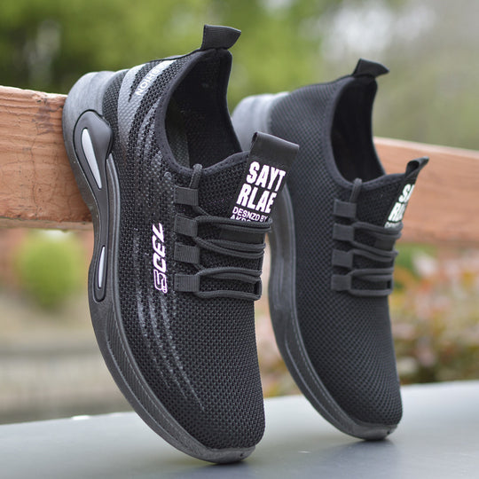 Damen Slip-On Sneakers mit elastischem Obermaterial und rutschfester Sohle EB