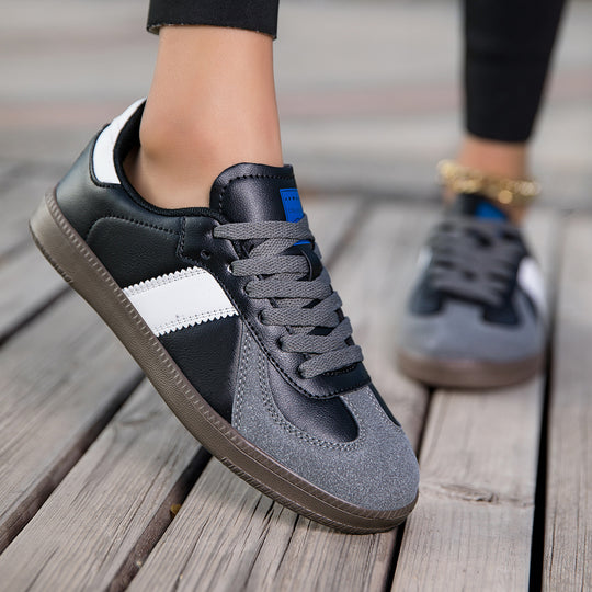 Damen Sportliche Sneakers mit strapazierfähigem Obermaterial und rutschfester Sohle EB