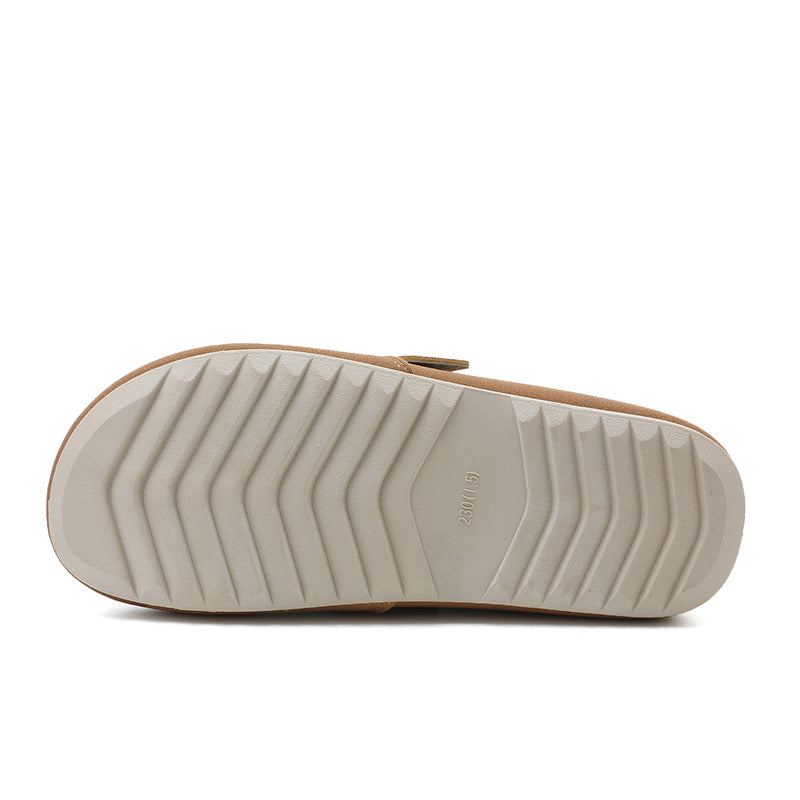 Damen bequeme Clogs mit modischem Riemen und atmungsaktivem Obermaterial EB