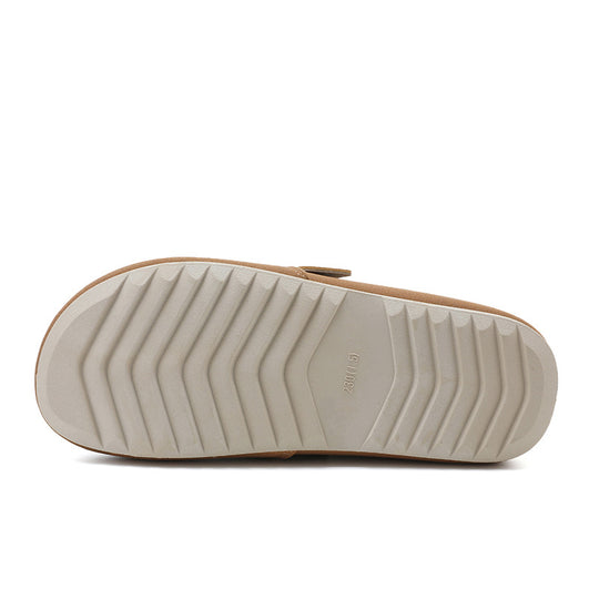 Damen bequeme Clogs mit modischem Riemen und atmungsaktivem Obermaterial EB