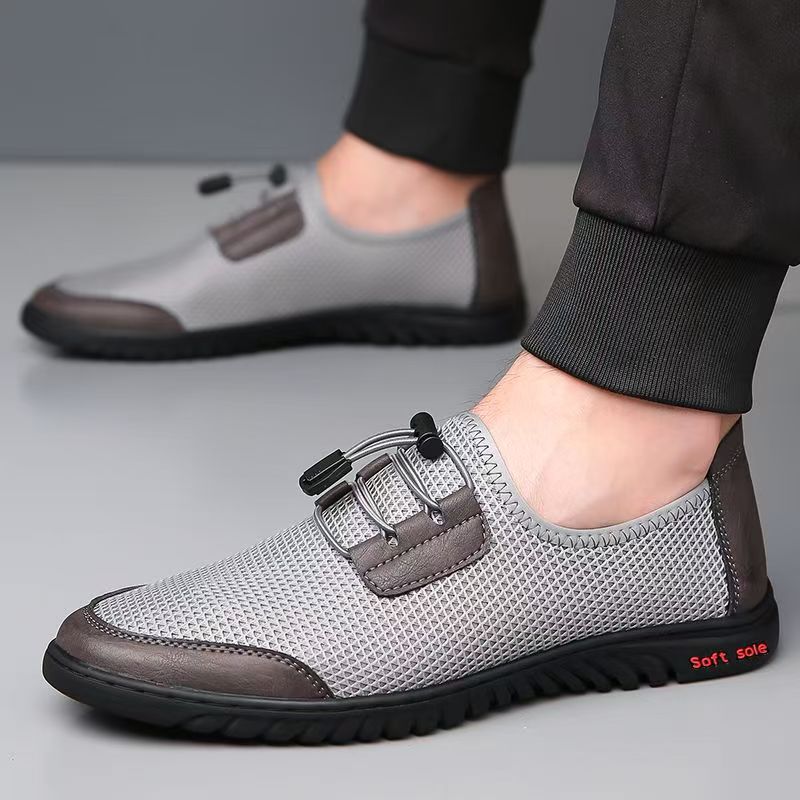 Damen Komfortable Mesh-Sneaker mit elastischer Schnürung und rutschfester Sohle EB