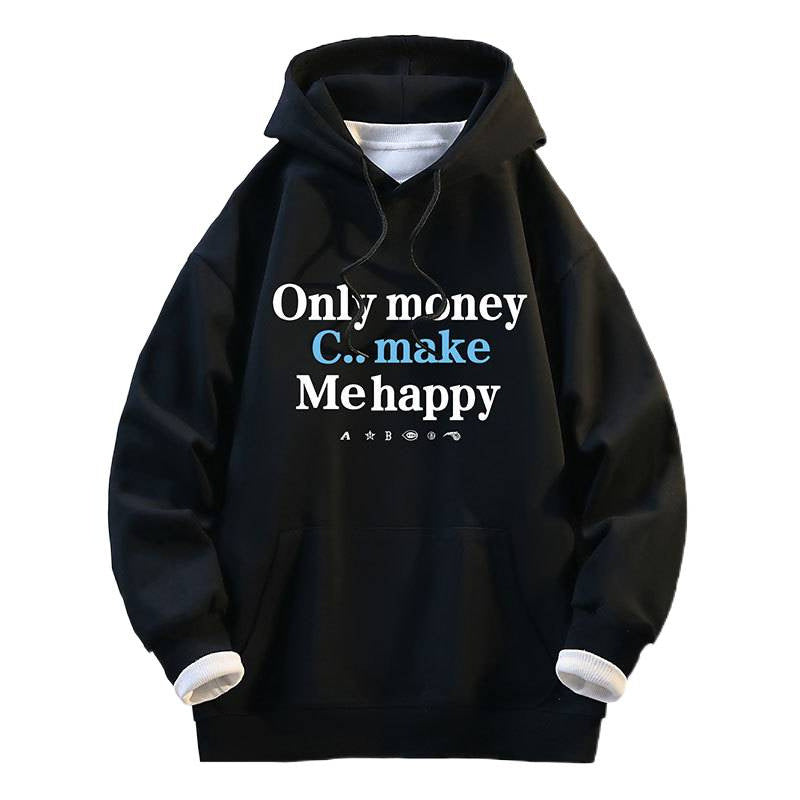 Damen Kapuzenpullover mit inspirierendem Print und lässigem Schnitt EB