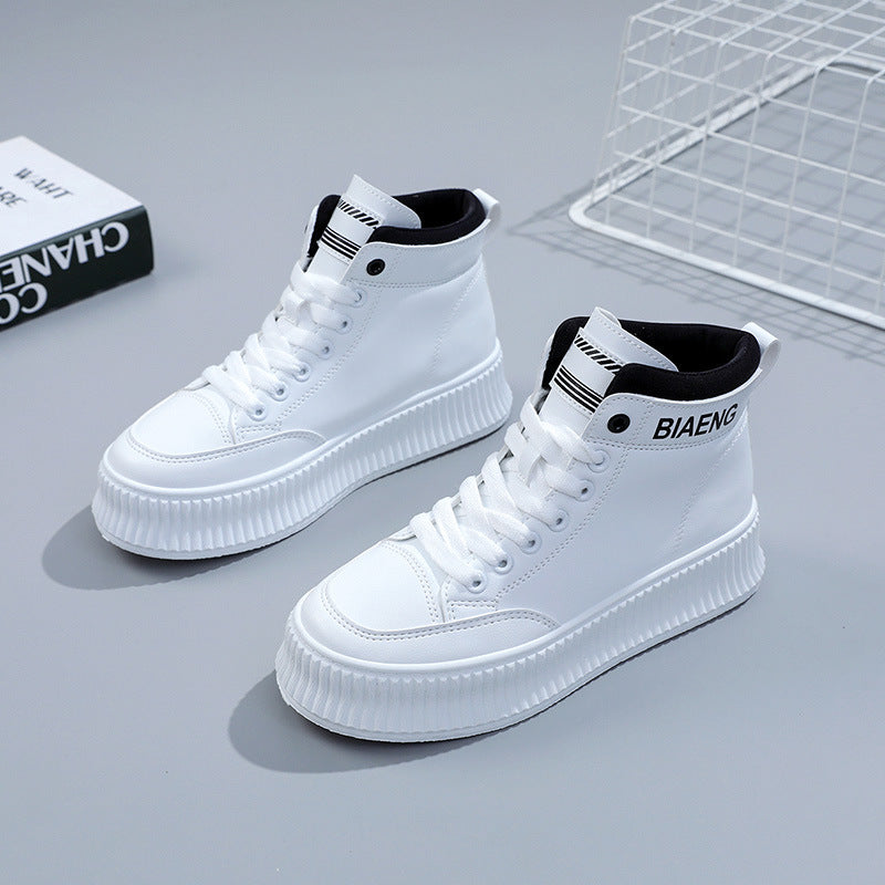 Damen Hohe Modische Sneakers mit dämpfender Sohle EB