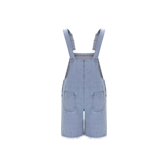 Herren Lässige Jeans-Latzhose EB