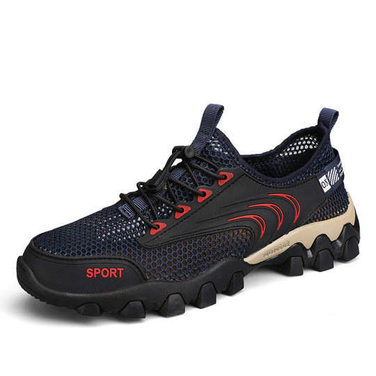 Damen Sportliche Mesh-Sneaker mit rutschfestem Profil EB