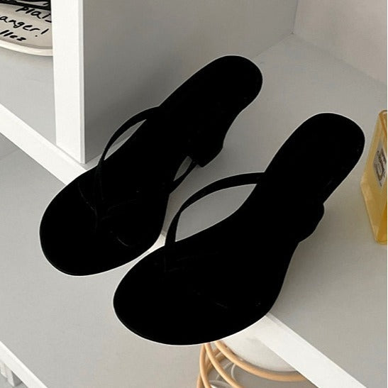 Damen Zehentrenner mit elegantem Design und komfortablem Fußbett EB