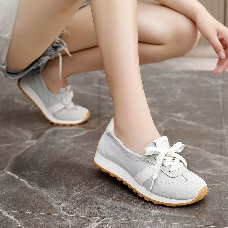 Damen Sportliche Sneakers mit elastischem Einstieg und dämpfender Laufsohle EB
