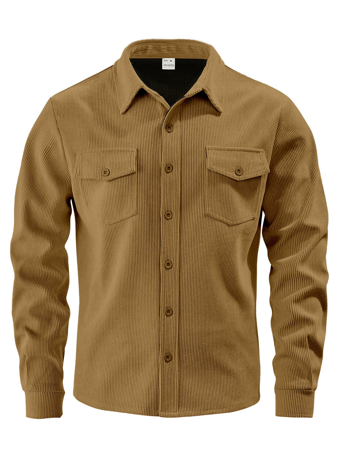 Herren nan Cordjacke im klassischen Arbeiterjacken-Schnitt mit Druckknöpfen und Brusttaschen EB