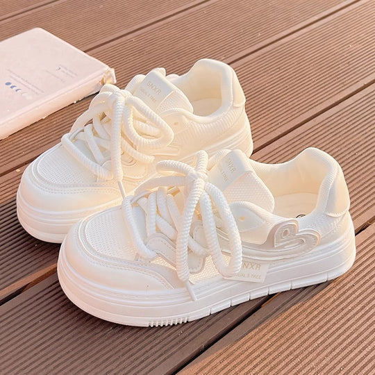 Damen Luftpump-Sneaker mit dämpfender Sohle und atmungsaktivem Obermaterial EB