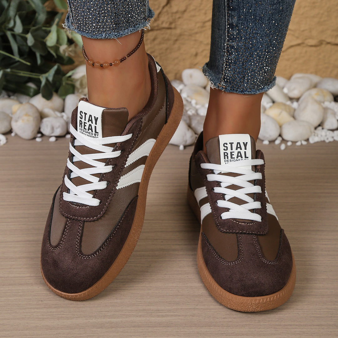 Damen Sneakers im sportlich-eleganten Design mit rutschfester Laufsohle EB