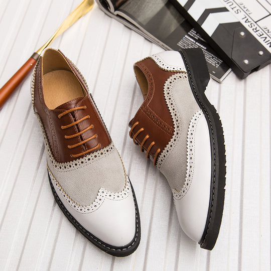 Damen Elegante und stilvolle Schnürschuhe mit klassischem Broguemuster EB