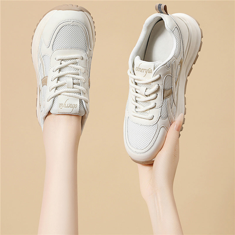 Damen Sportliche Komfort-Sneaker mit atmungsaktiver Oberfläche und dämpfender Laufsohle EB
