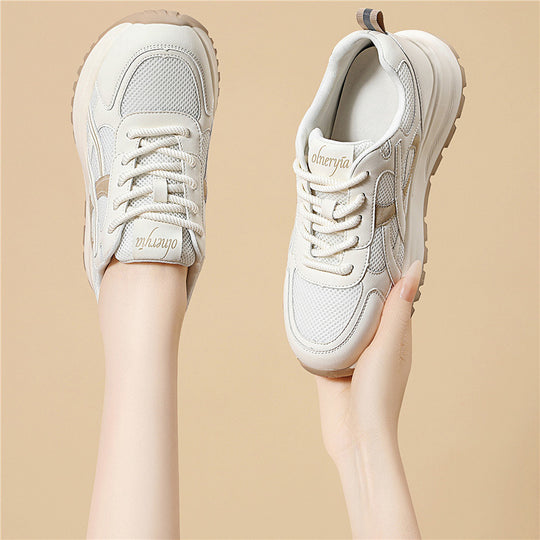 Damen Sportliche Komfort-Sneaker mit atmungsaktiver Oberfläche und dämpfender Laufsohle EB
