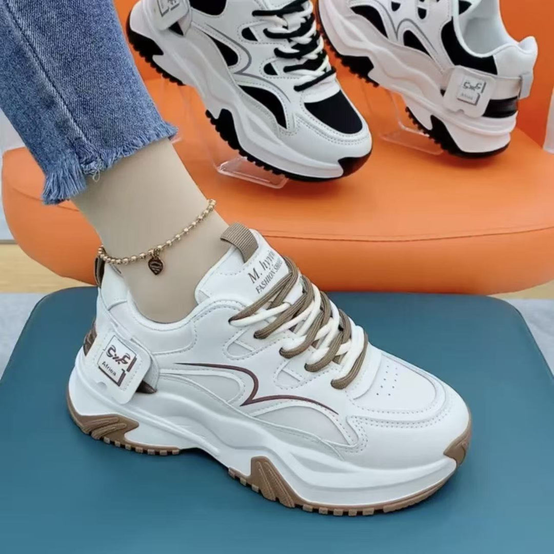 Damen Trendige Chunky Sneakers mit atmungsaktiver Sohle EB