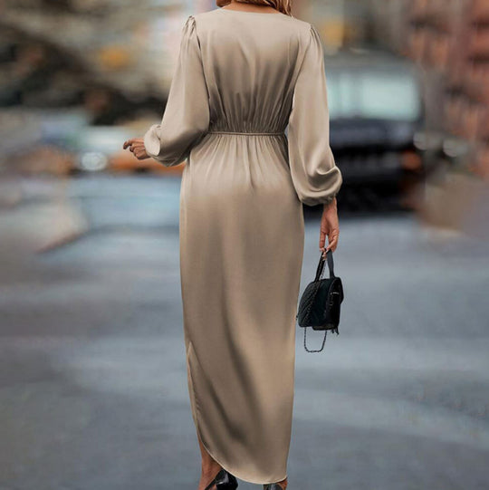 Damen elegantes und fließendes Maxi-Kleid Heidi-Mode