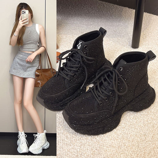 Damen Glitzernde Sneaker mit modischem Design EB