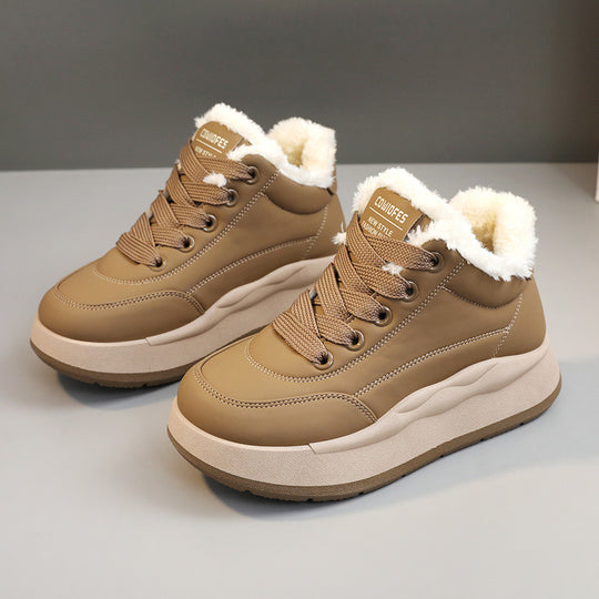 Damen Winter Sneaker mit kuscheligem Innenfutter und rutschfester Sohle EB
