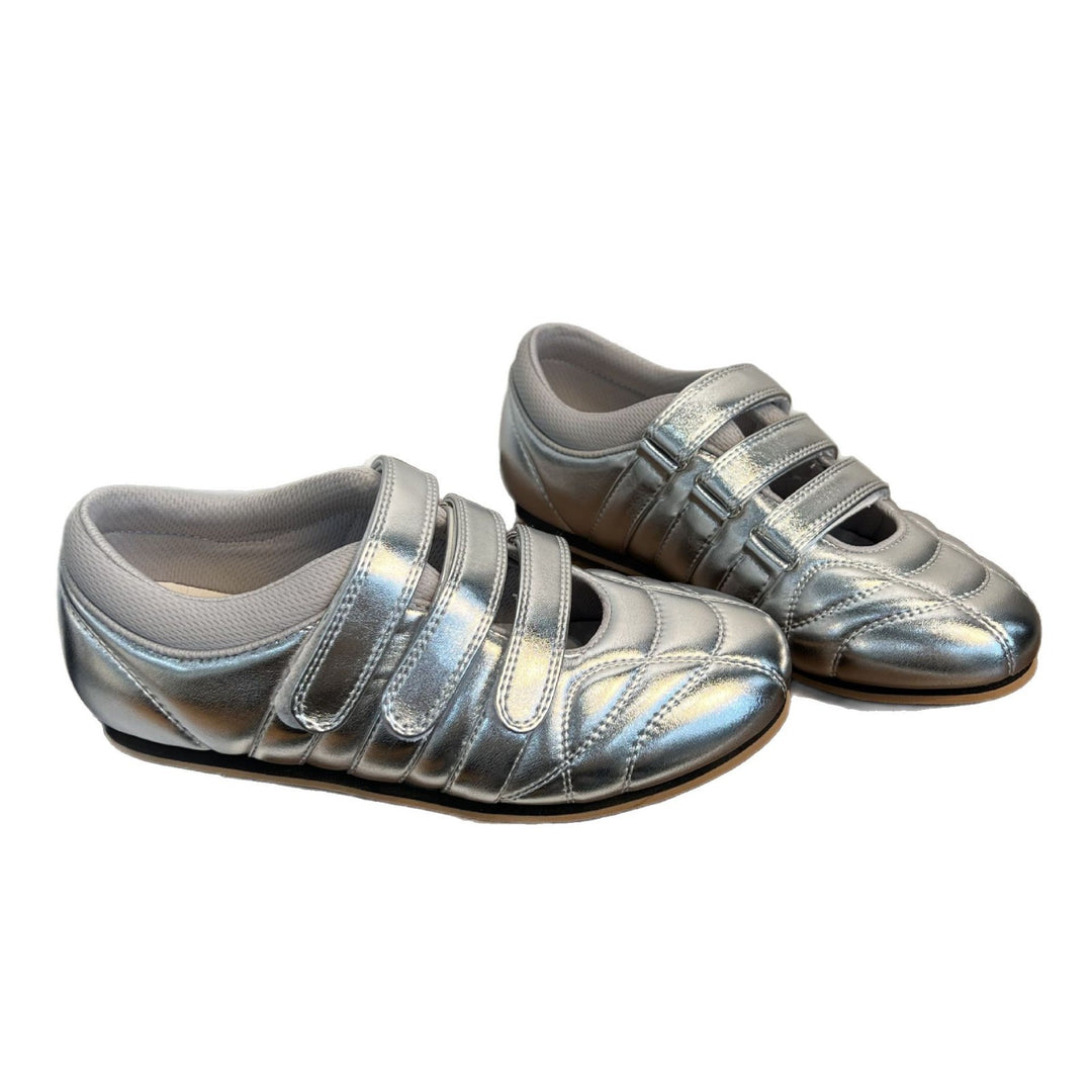 Damen Komfortable und atmungsaktive Sneakers mit verstellbarem Klettverschluss EB