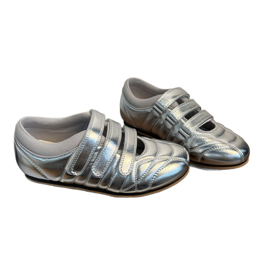 Damen Komfortable und atmungsaktive Sneakers mit verstellbarem Klettverschluss EB