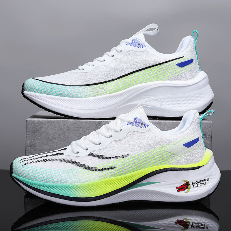 Damen Hochdämpfende Laufsneaker mit atmungsaktivem Obermaterial und rutschfester Sohle EB