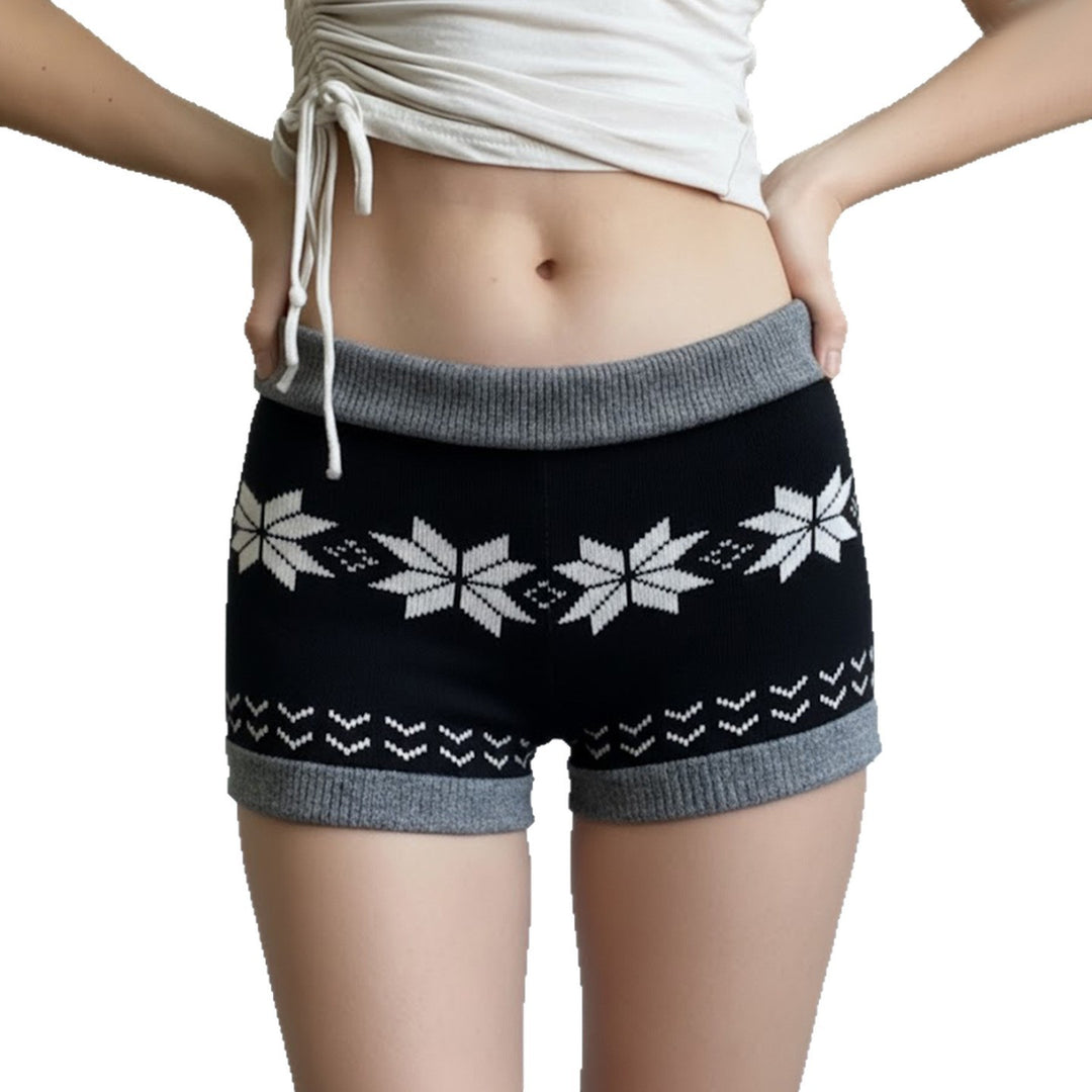 Damen Weite Freizeit-Hosen mit elastischem Bund und auffälligen Streifen EB