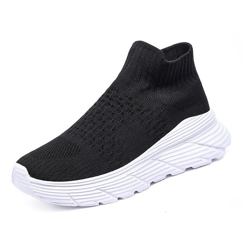 Damen Sportliche Strick-Sneaker mit elastischer Sohle EB