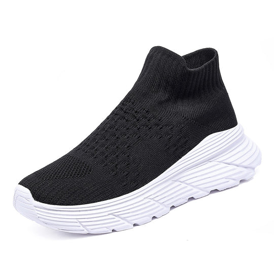 Damen Sportliche Strick-Sneaker mit elastischer Sohle EB