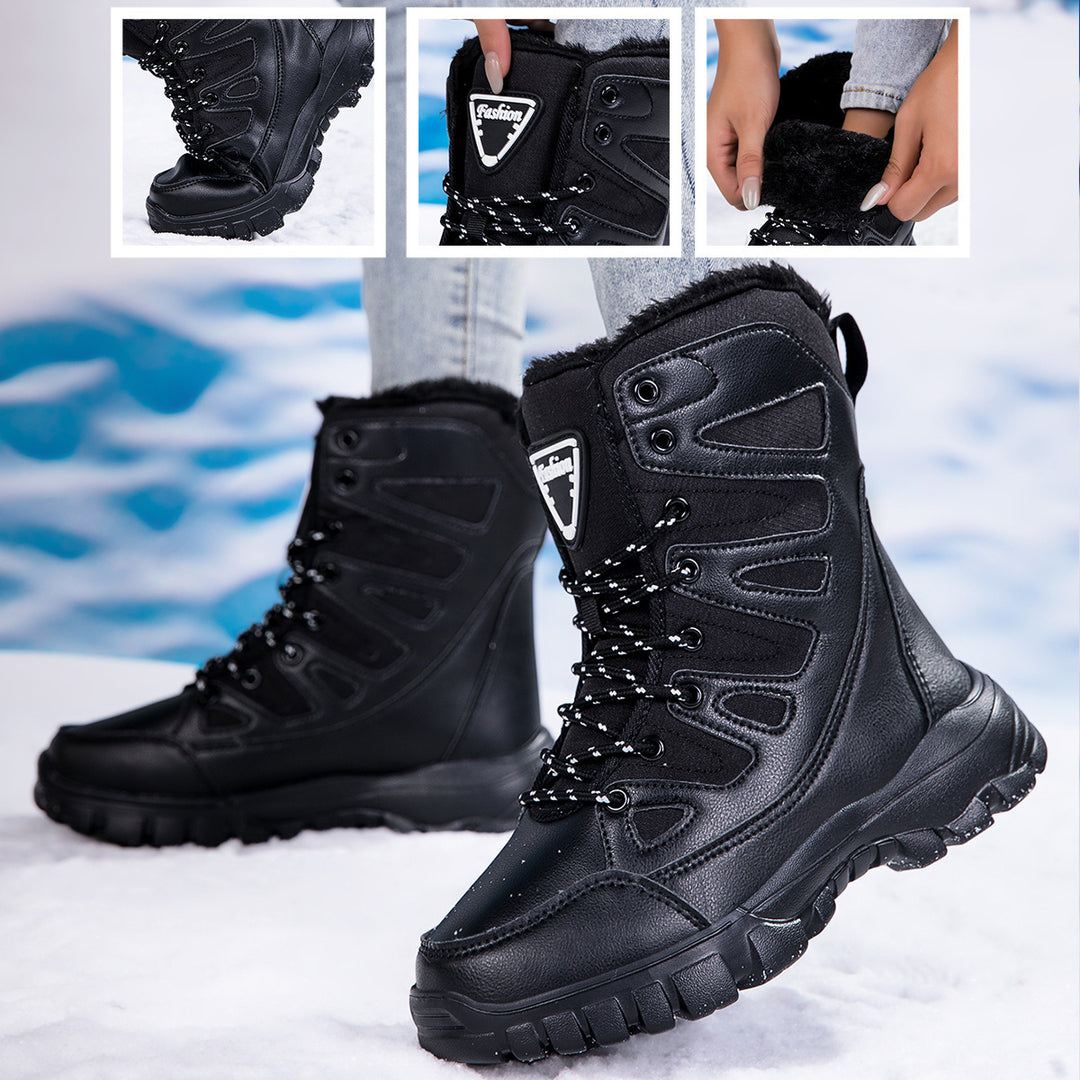 Damen Winterboots mit isolierendem Futter und rutschfester Laufsohle EB