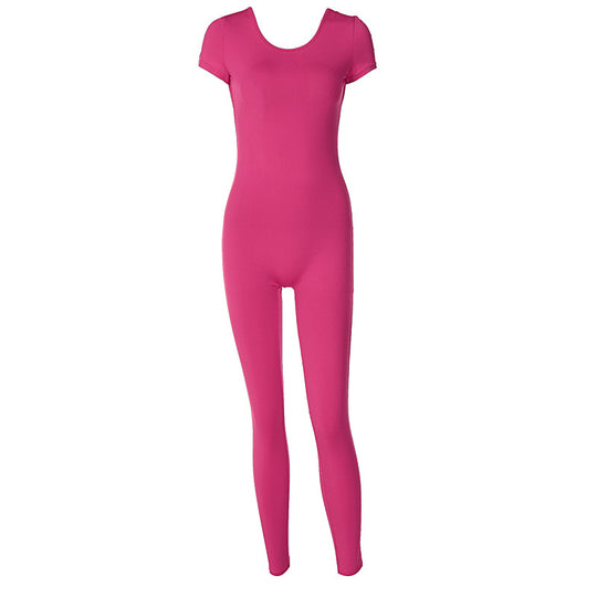 Damen figurbetonter Jumper mit kurzen Ärmeln EB