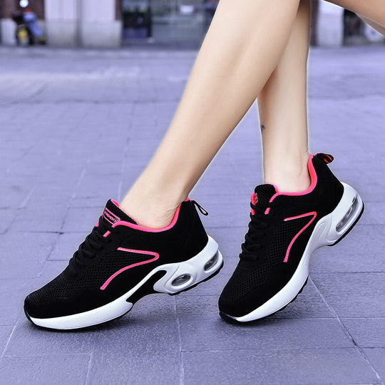 Damen Sportliche Air-Cushioned Sneakers mit atmungsaktivem Mesh und stylischem Design EB