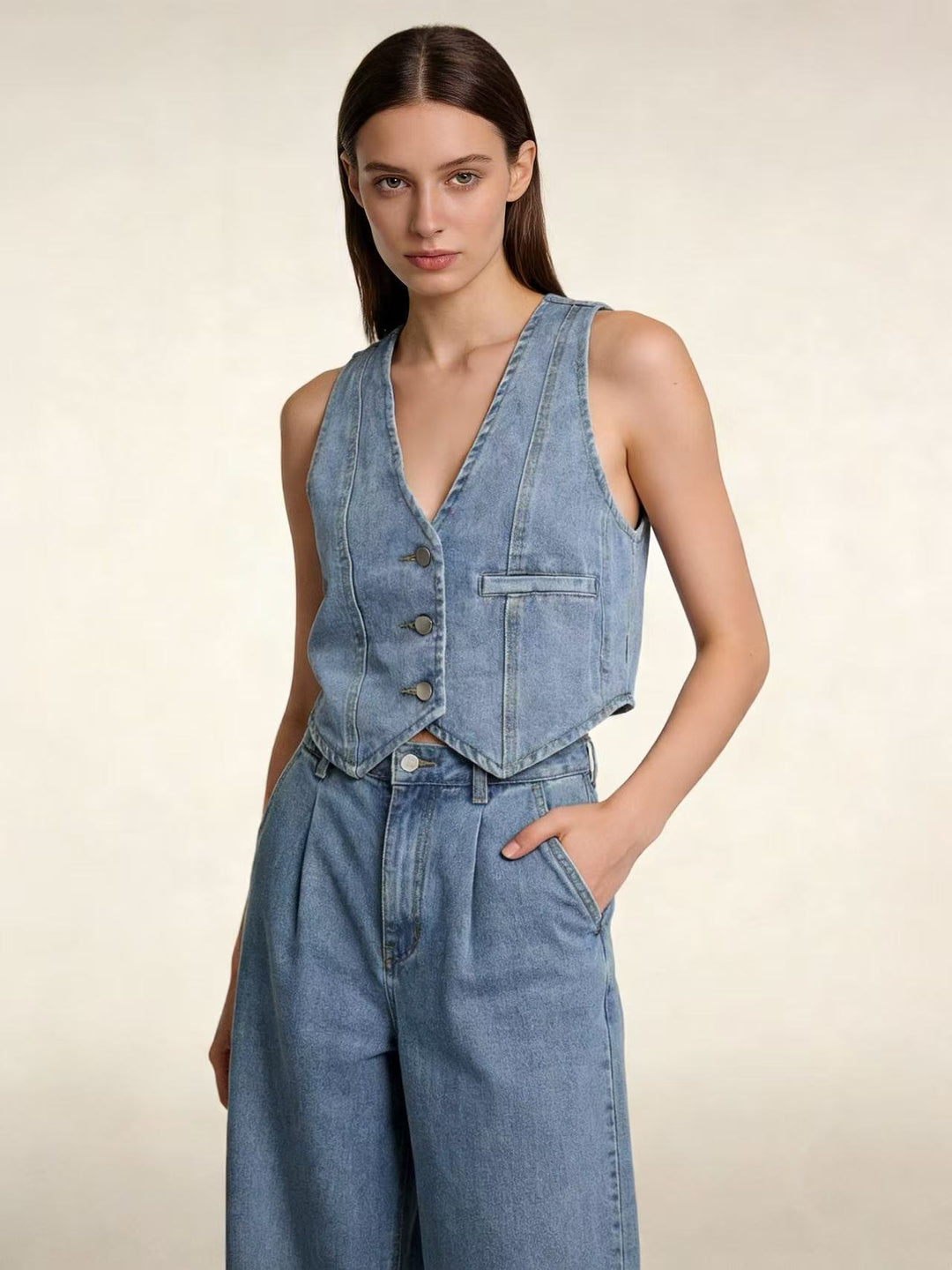 Damen Jeansexperience Weste EB